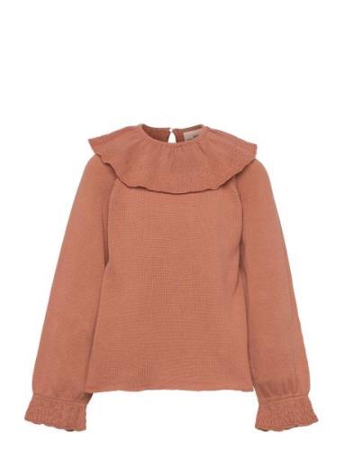 Knit Tops T-shirts Long-sleeved T-shirts Orange Sofie Schnoor Baby And...