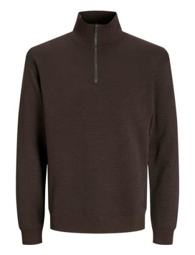 Jjebradley Sweat Half Zip Noos Tops Sweat-shirts & Hoodies Sweat-shirt...