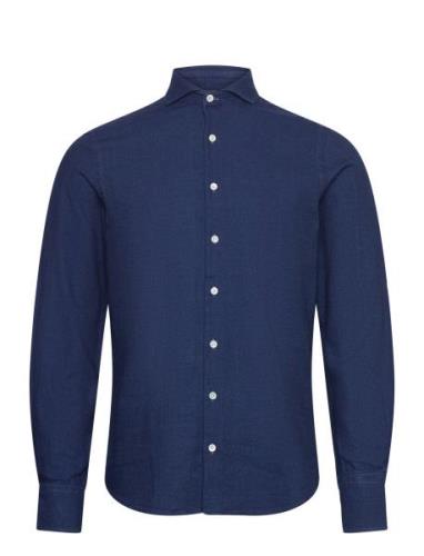 Agnelli Shirt Tops Shirts Business Navy SIR Of Sweden