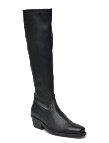 Long Boots Korkeavartiset Saapikkaat Black Billi Bi