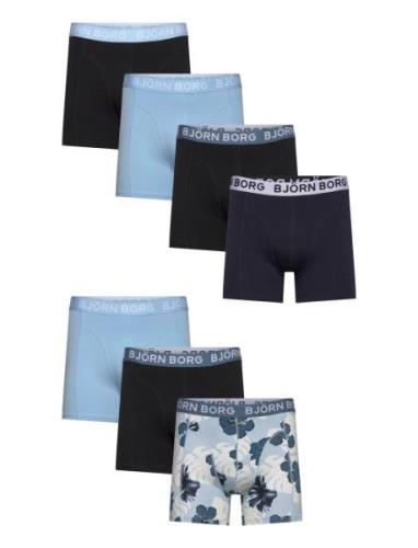 Cotton Stretch Boxer 7P Bokserit Navy Björn Borg