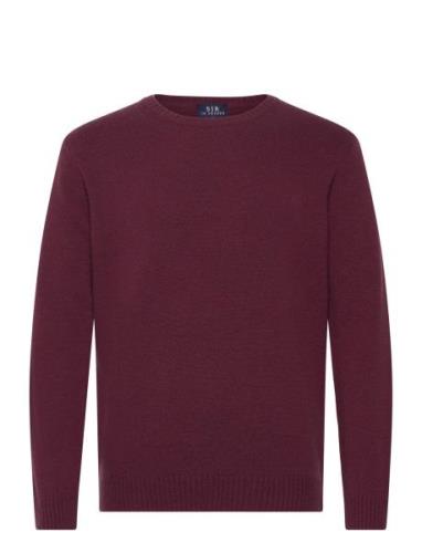 Harald Tops Knitwear Round Necks Burgundy SIR Of Sweden