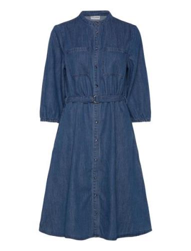 Pzmalia Dress Lyhyt Mekko Blue Pulz Jeans