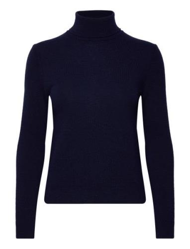 Turtle Neck Sweater Tops Knitwear Turtleneck Navy United Colors Of Ben...