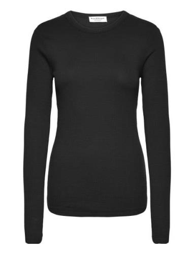 Bs Margrethe Regular Fit Top Tops Shirts Long-sleeved Black Bruun & St...