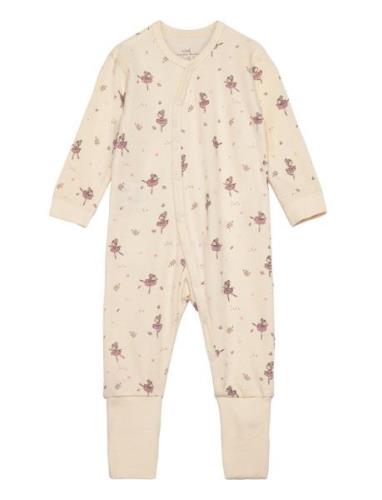 Hcmanu - All-In- Pyjama Sie Jumpsuit Haalari Beige Hust & Claire