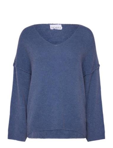 Joyce Tops Knitwear Jumpers Blue Noella