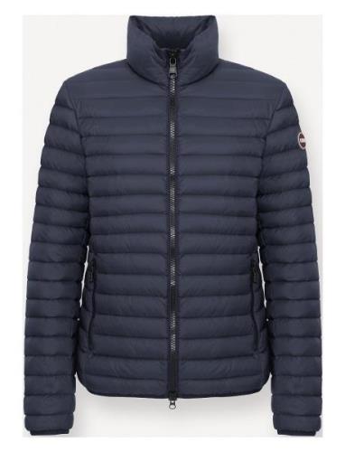 Mens Down Jacket Vuorillinen Takki Topattu Takki Navy Colmar