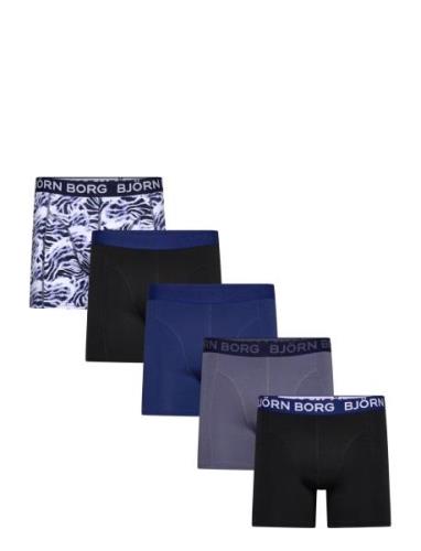 Cotton Stretch Boxer 5P Bokserit Black Björn Borg