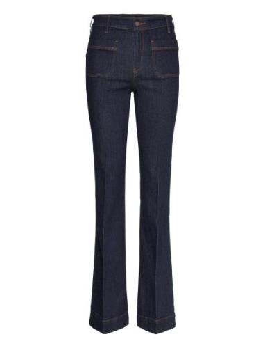 Fayme Jeans Bottoms Jeans Flares Navy Andiata