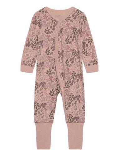 Hcmanu - Sleepsuit Pyjama Sie Jumpsuit Haalari Pink Hust & Claire