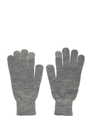 Jacbarry Knitted Gloves Noos Hanskat Käsineet Grey Jack & J S