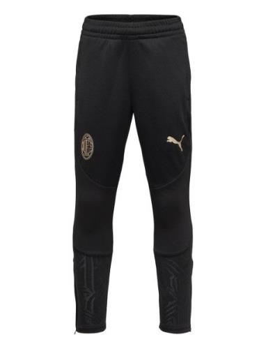 Ac Milan Training Pants Jr Bottoms Sweatpants Black PUMA