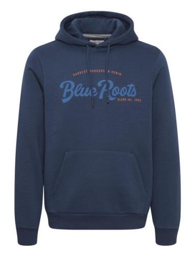 Sweatshirt Tops Sweat-shirts & Hoodies Hoodies Blue Blend