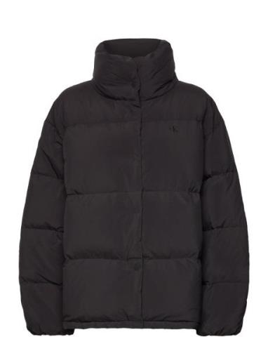 Relaxed Puffer Vuorillinen Takki Topattu Takki Black Calvin Klein Jean...