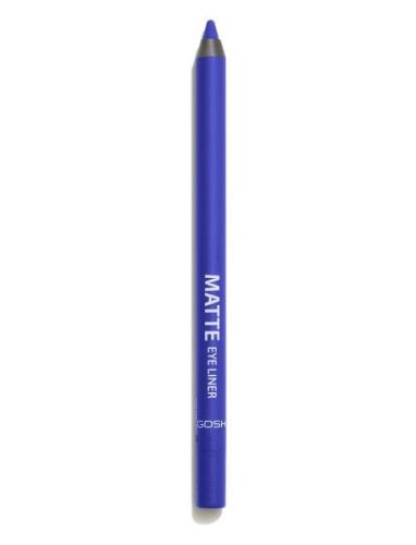 Gosh Matte Eye Liner Eyeliner Rajauskynä Meikki Blue GOSH COPENHAGEN