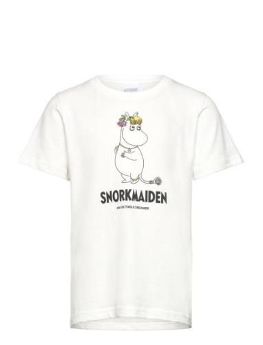 Character Snorkm T-Shirt Tops T-shirts Short-sleeved White Martinex