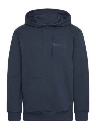 Institutional Hoodie Tops Sweat-shirts & Hoodies Hoodies Navy Calvin K...