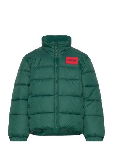 Puffer Jacket Toppatakki Green Hugo Kids