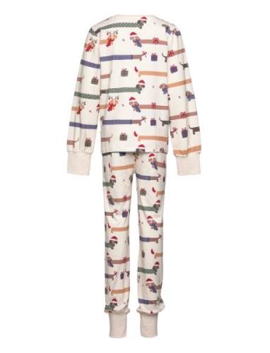 Two Piece Pyjamas Pyjamasetti Pyjama Multi/patterned Geggamoja