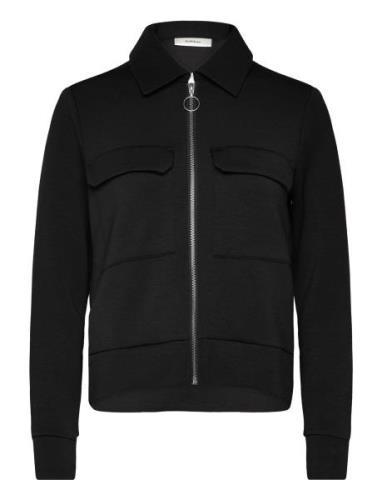 Becaiw Cardigan Tops Sweat-shirts & Hoodies Sweat-shirts Black InWear