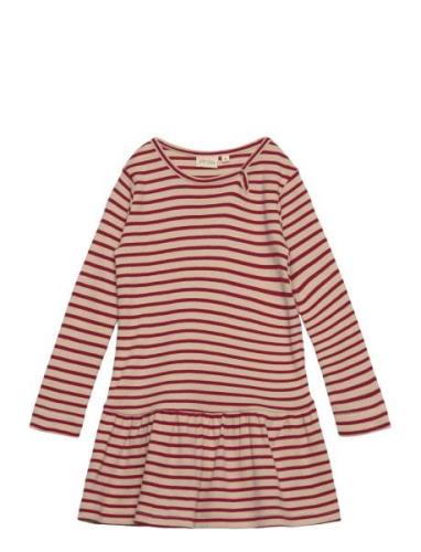 Dress L/S Modal Striped Dresses & Skirts Dresses Casual Dresses Long-s...