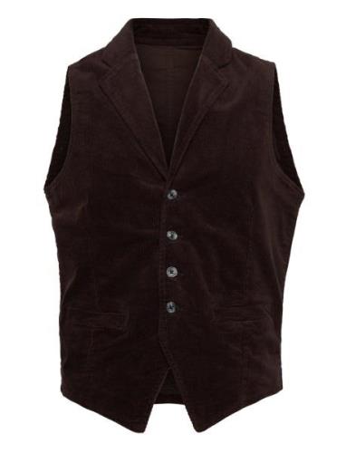 Corduroy Waistcoat Puvun Liivi Brown Lindbergh