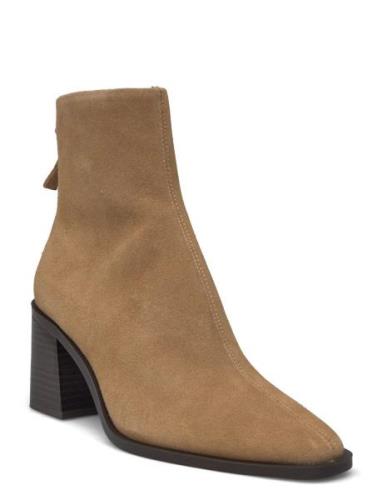 Gloria Boots Shoes Boots Ankle Boots Ankle Boots With Heel Brown Mango