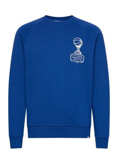 Tournament Sweatshirt Tops Sweat-shirts & Hoodies Sweat-shirts Blue Le...