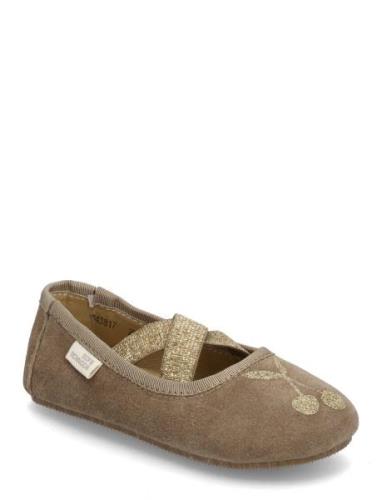 Shoe Indoor Aamutossut Sisäkengät Beige Sofie Schnoor Baby And Kids