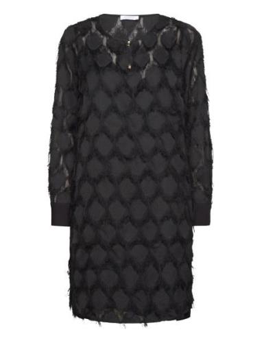 Dress In Fluffy Lace Polvipituinen Mekko Black Coster Copenhagen