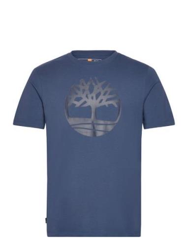 Kennebec River Tree Logo Short Sleeve Tee Dark Denim/Dark Sapphire Top...