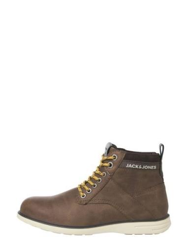 Jfwdenver Pu Combo Boot Nyörisaappaat Brown Jack & J S