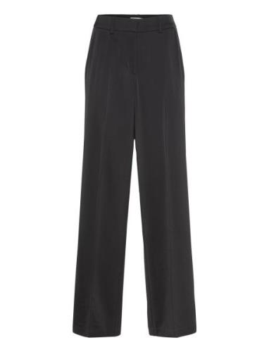 The Ingrid Trousers Bottoms Trousers Wide Leg Black Marville Road