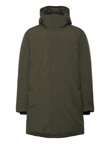 Alon Down Parka Parka Takki Khaki Green J. Lindeberg