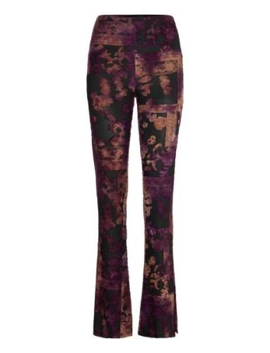 Lua Bottoms Trousers Flared Purple Desigual