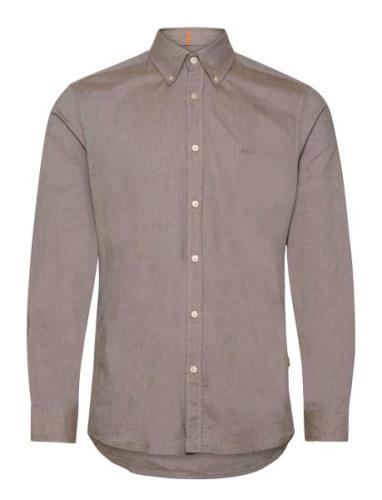 Rickert_M Tops Shirts Casual Beige BOSS