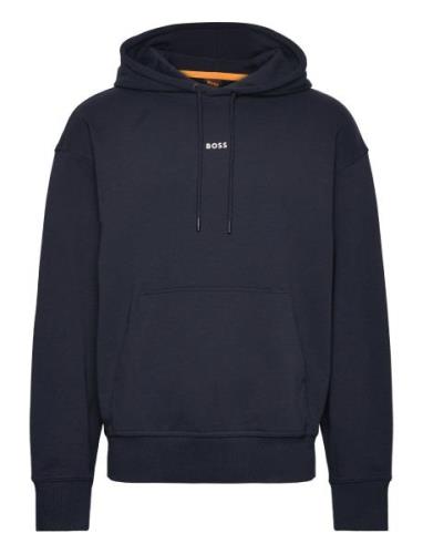 Wesmallhood Tops Sweat-shirts & Hoodies Hoodies Navy BOSS