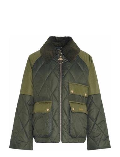 Barbour Milby Quilt Tikkitakki Khaki Green Barbour