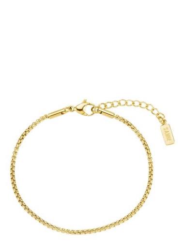 Basic Chain Bracelet Rannekoru Korut Gold Samie