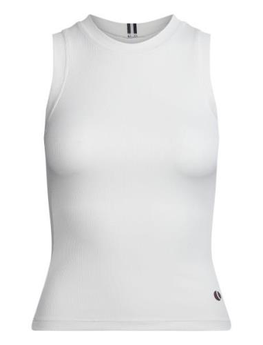 Ace Rib Tank Pocket Sport T-shirts & Tops Sleeveless White Björn Borg