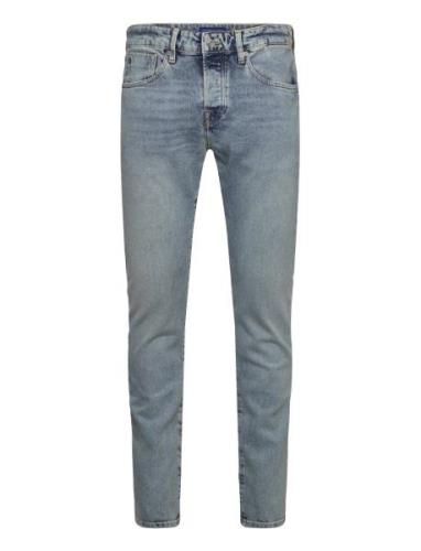 Core Ralston In Organic Cotton Aqua Blue Bottoms Jeans Regular Blue Sc...