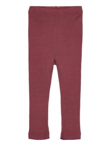 Leg Bottoms Leggings Burgundy MarMar Copenhagen