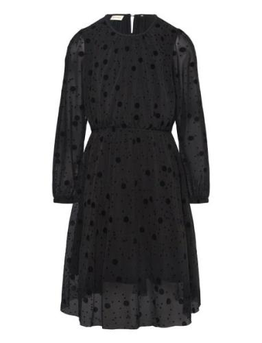 Dress Ls W. Flock Dresses & Skirts Dresses Casual Dresses Long-sleeved...