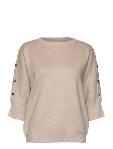 Fqani-Pullover Tops Knitwear Jumpers Beige FREE/QUENT