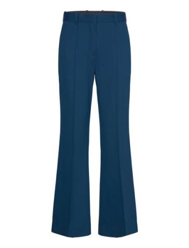 Jade Bottoms Trousers Flared Navy Reiss