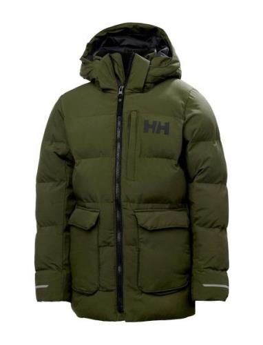 Jr Nord Puffy Parka Toppatakki Green Helly Hansen