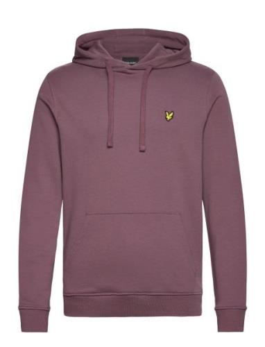 Pullover Hoodie Tops Sweat-shirts & Hoodies Hoodies Burgundy Lyle & Sc...