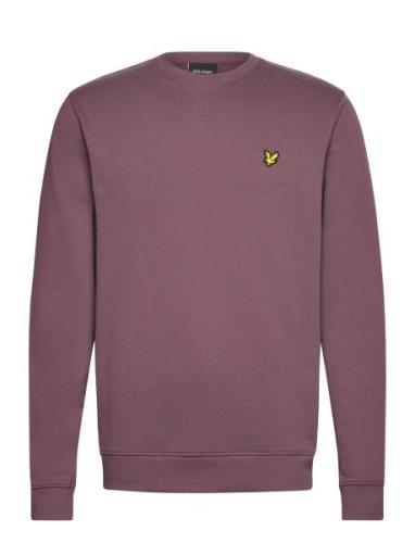 Crew Neck Sweatshirt Tops Sweat-shirts & Hoodies Sweat-shirts Burgundy...