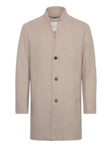 Wool Coat Villakangastakki Pitkä Takki Beige Tom Tailor